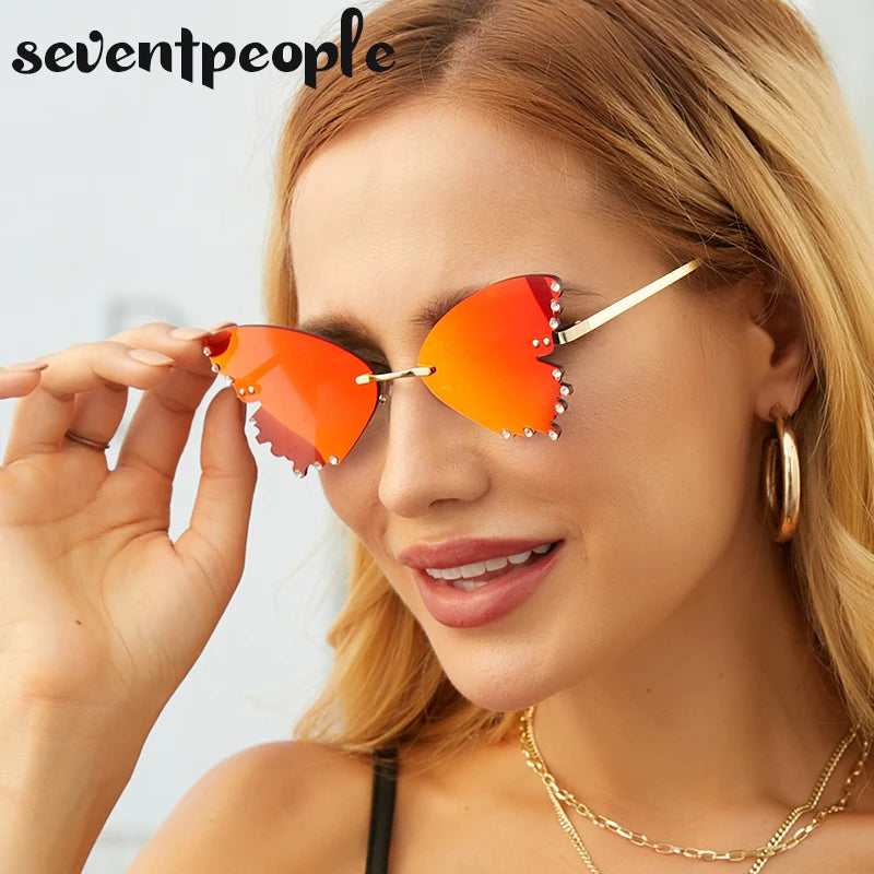 Diamond Butterfly Sunglasses Accessories