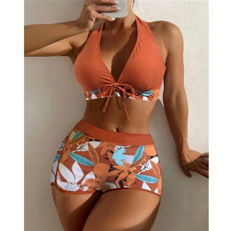 Women High Waist Sexy Swimwear