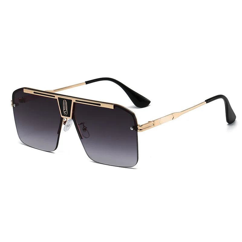 Men Large Square Stylish Frames Sunglasses Accessories