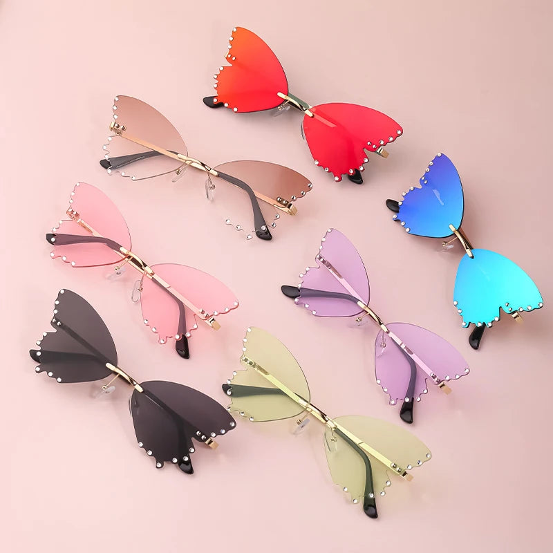 Diamond Butterfly Sunglasses Accessories