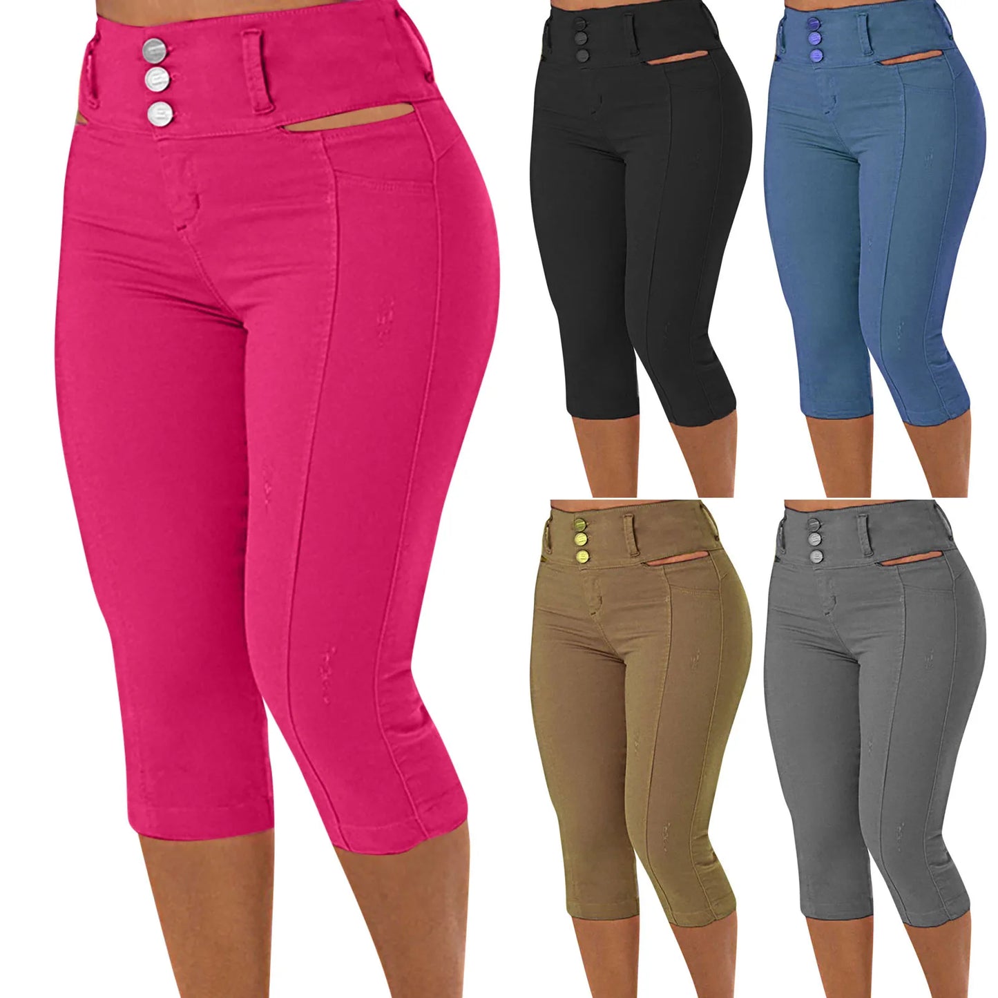 Women Cut Out Hight Waist Joggers