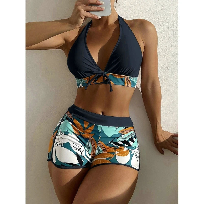 Women High Waist Sexy Swimwear