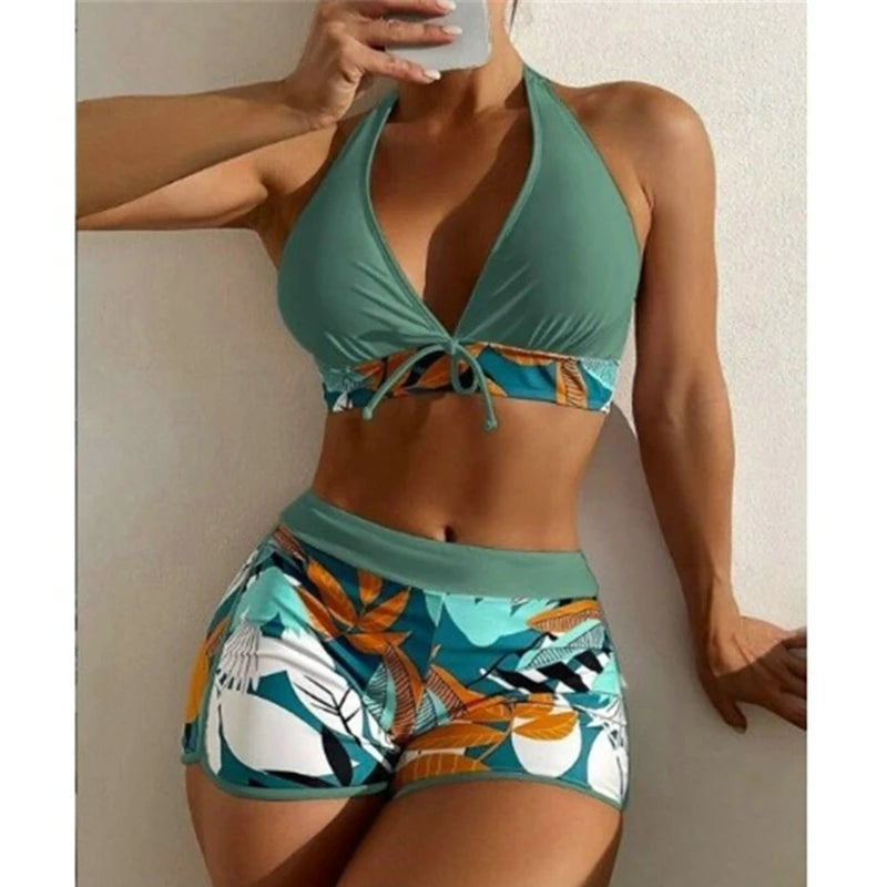 Women High Waist Sexy Swimwear