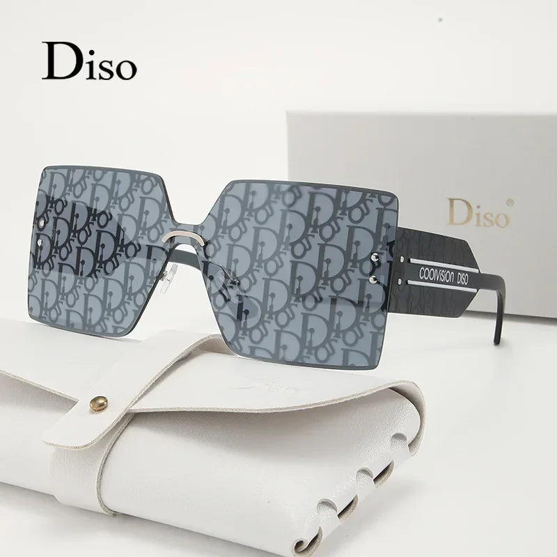 Women Large Frame Luxury Coated Sunglasses