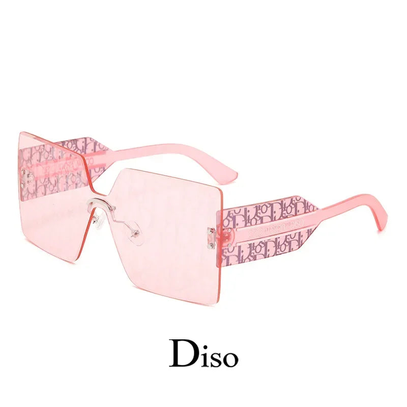 Women Large Frame Luxury Coated Sunglasses