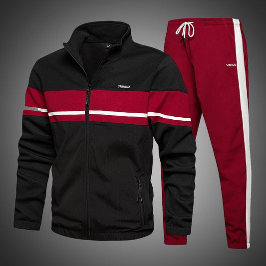 Men Tracksuit Set Two Piece