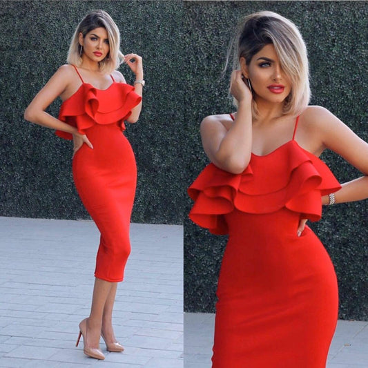 Women Red Dress