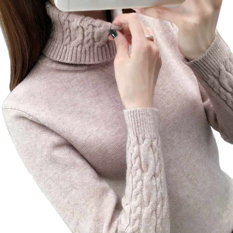 Women Sweater Turtleneck