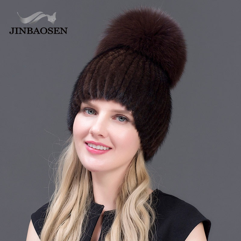 Women Mink Fur Hat