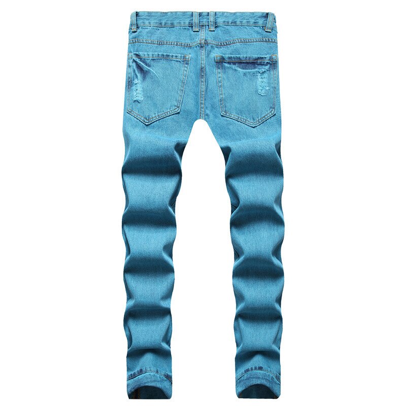 Men Ripped Denim Jeans