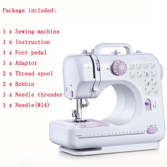 Genuine Sewing Machine 505A Home Mini Sewing Machine Portable Household Knitting Multifunction Electric Presser Foot