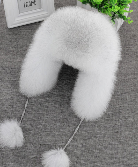 Fox Fur Hat Women Hats Accessories