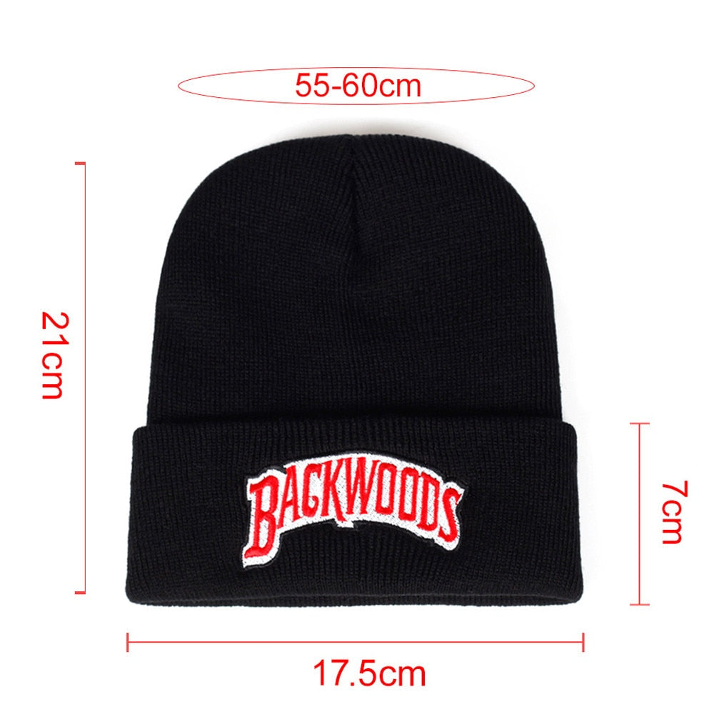 Beanies Backwoods Lettering Winter Hats