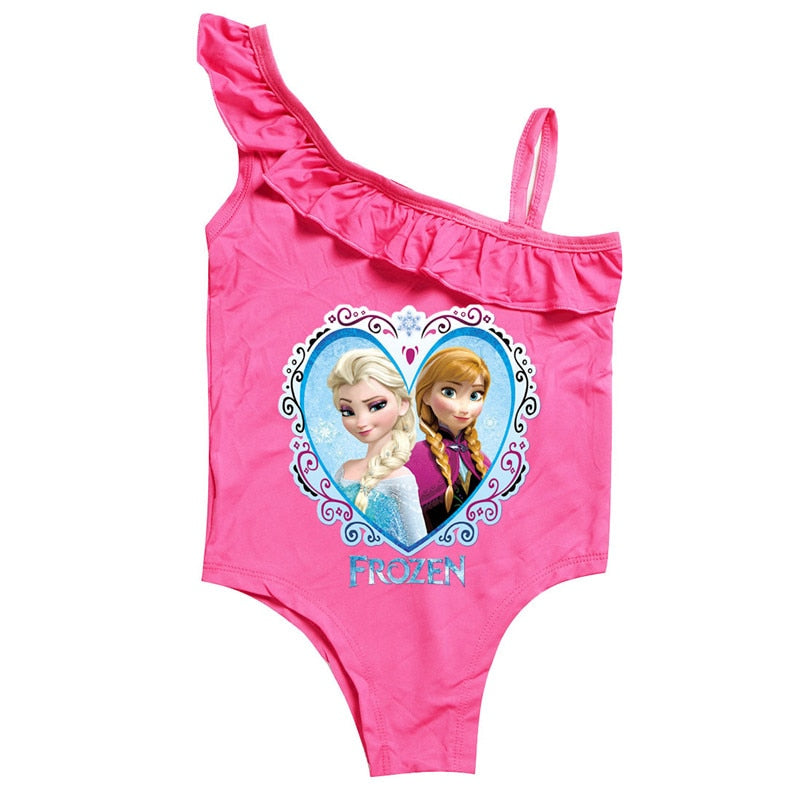 Girls Disney Frozen One-Piece Swimwear