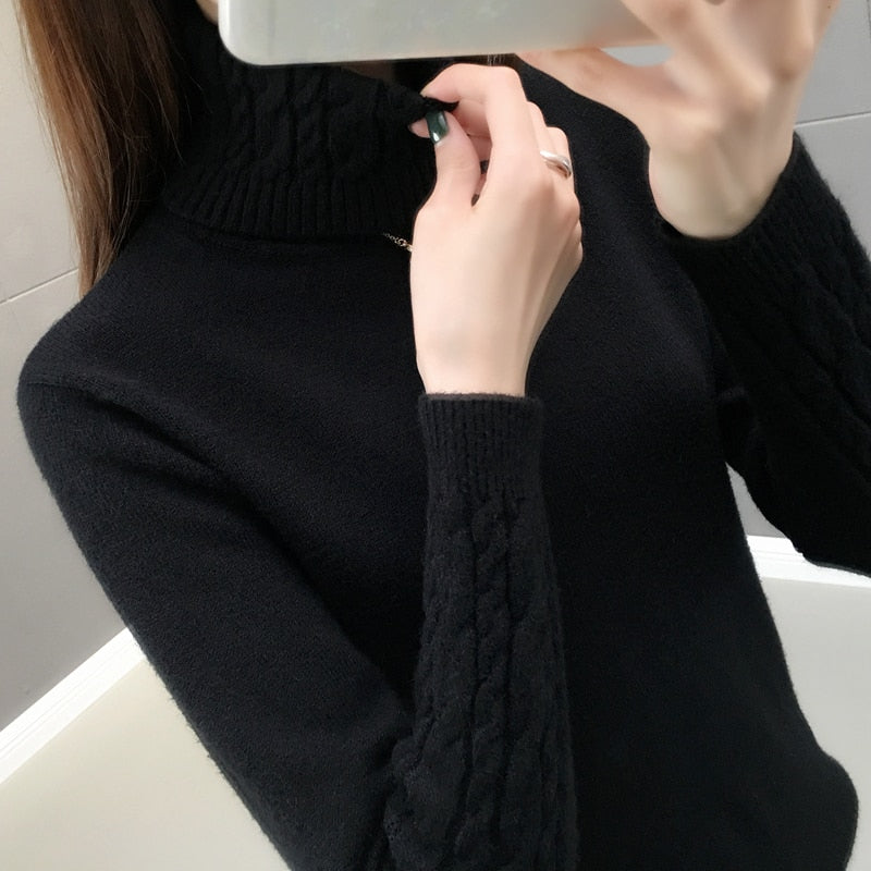 Women Sweater Turtleneck
