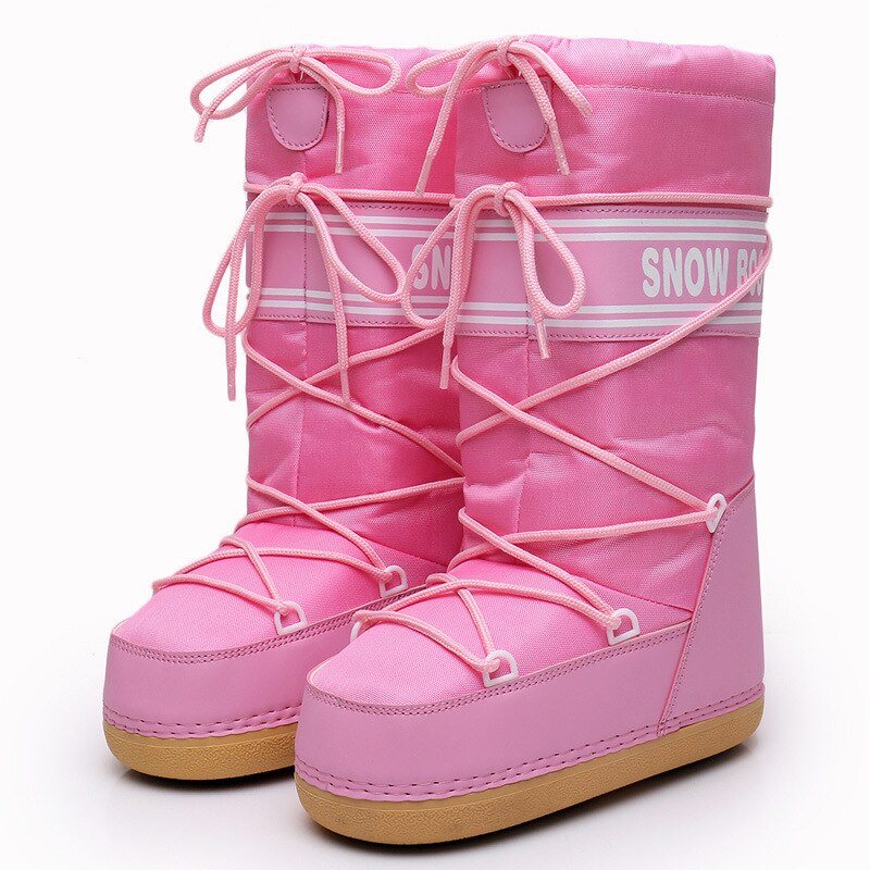 Women Snow Boots Space Deer Waterproof Shoes