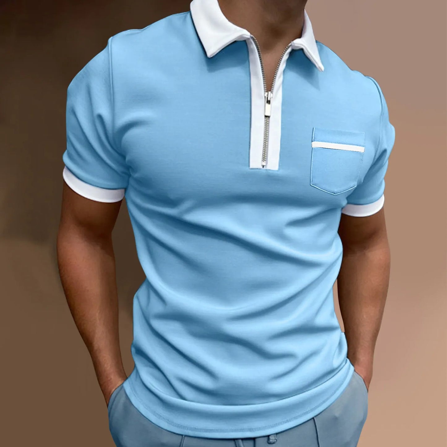 Men  Designer Polo Shirts With Short Sleeve