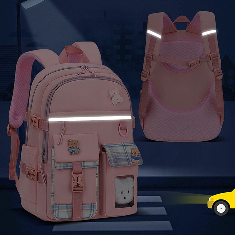 Girls Waterproof School Bags For Light Weight