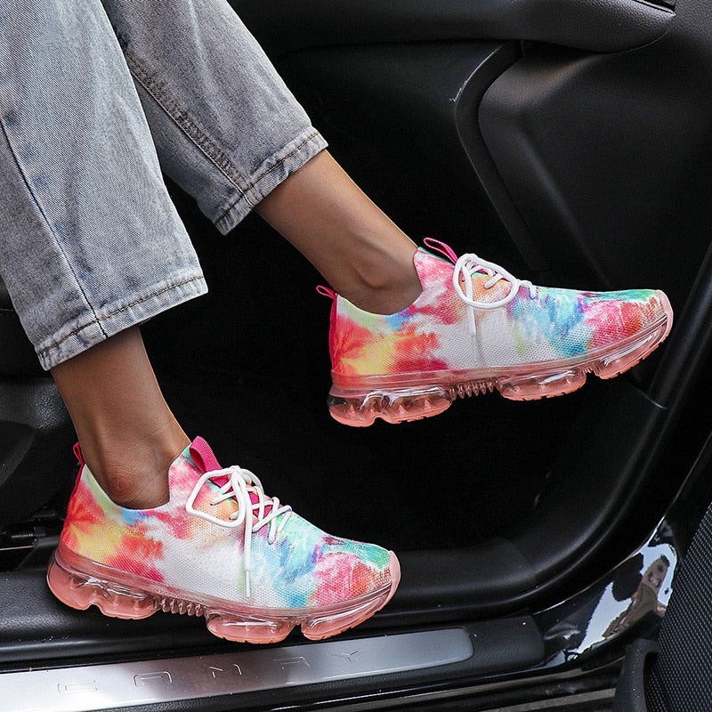 Mesh Cozy Running Sport Shoes Women Sneakers