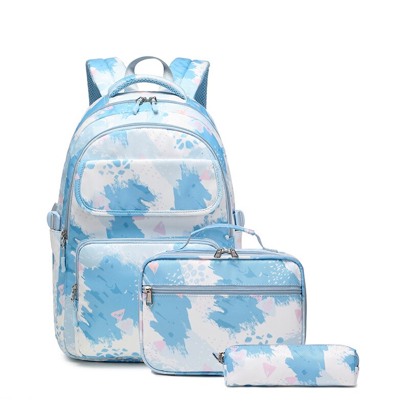 3 Pcs/Set Waterproof Backpack Schoolbags