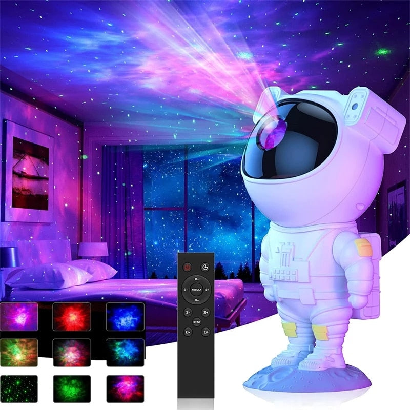 Astronaut Galaxy Star Projector Starry Night Light for Bedroom Accessories