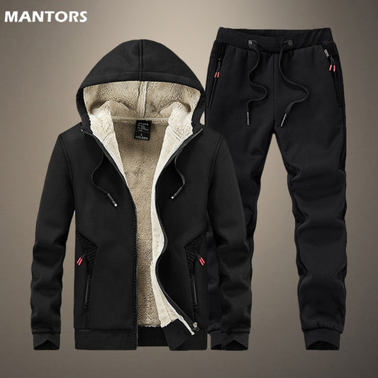 Men Winter Fleece Sets