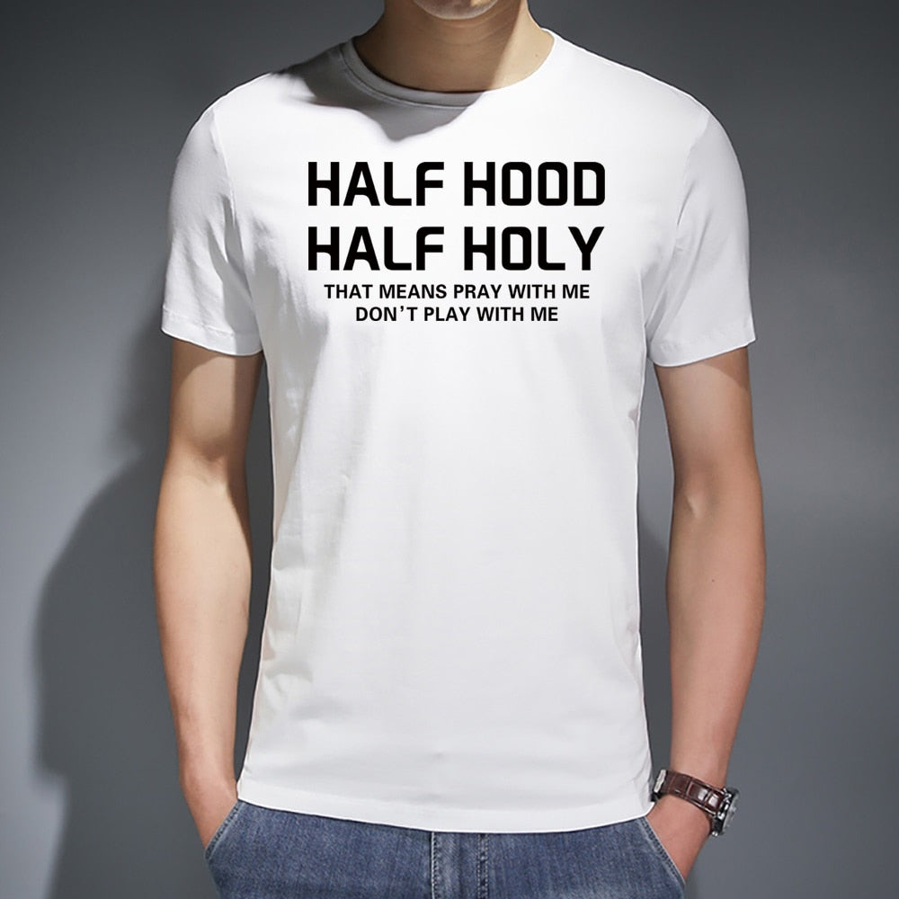 T-shirt for Men  Short Sleeve Text Printed