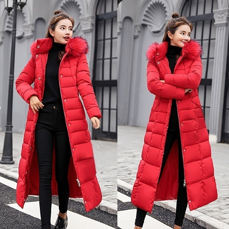 Women Fur Collar Coat
