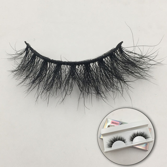 RED SIREN Fluffy Mink Lashes Beauty