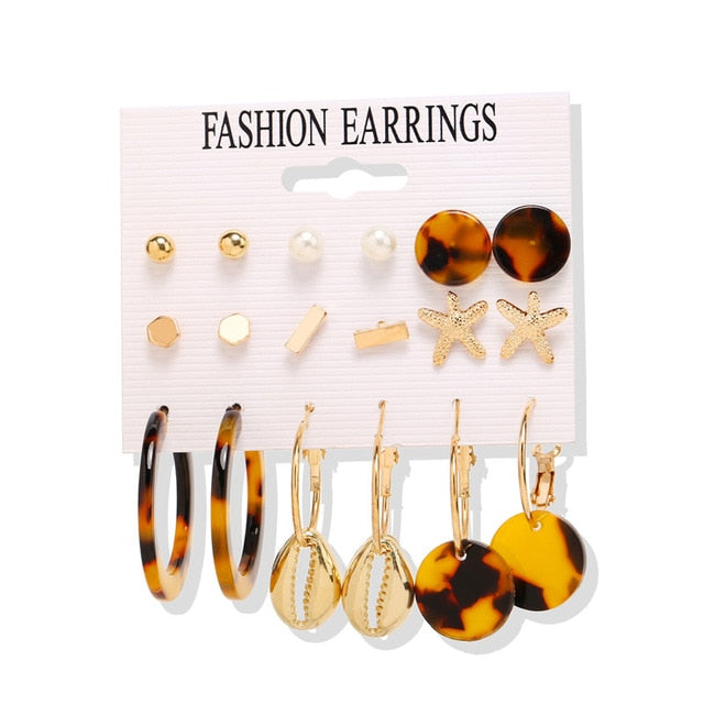 Gold  Pearl Hoop Earrings jewelry