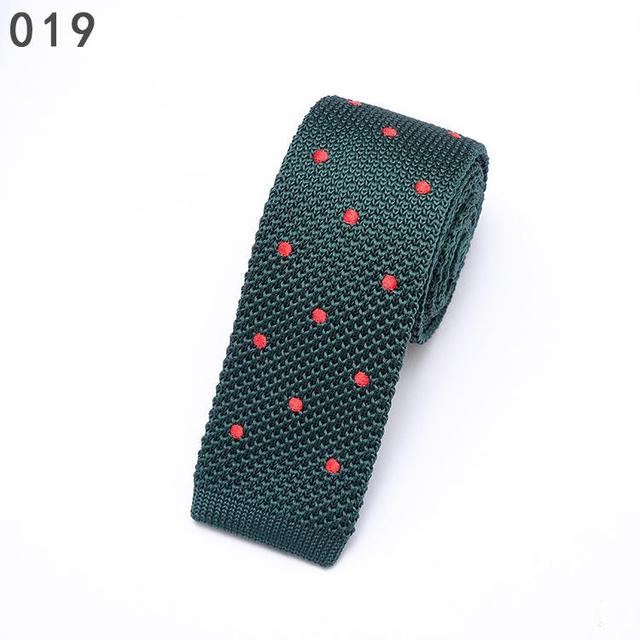 Men Suits Knit Tie Plain Necktie Accessories