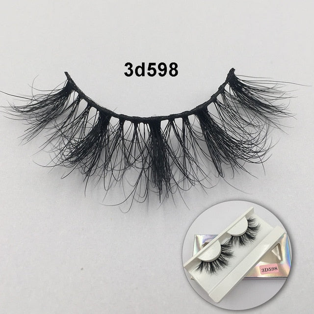 RED SIREN Fluffy Mink Lashes Beauty