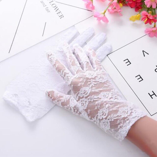 Women Sexy Lace Gloves.