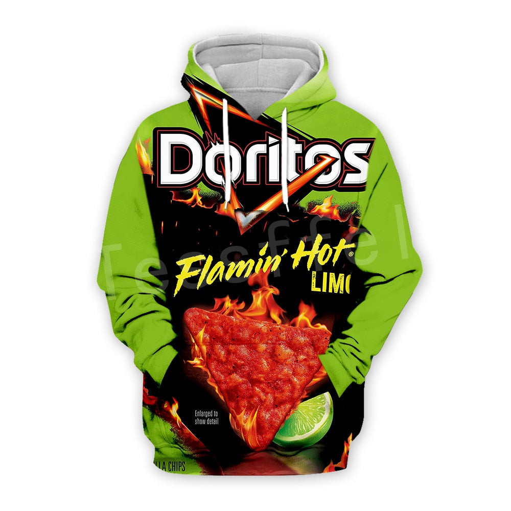 Flaming Hot Doritos Snack Hoodie