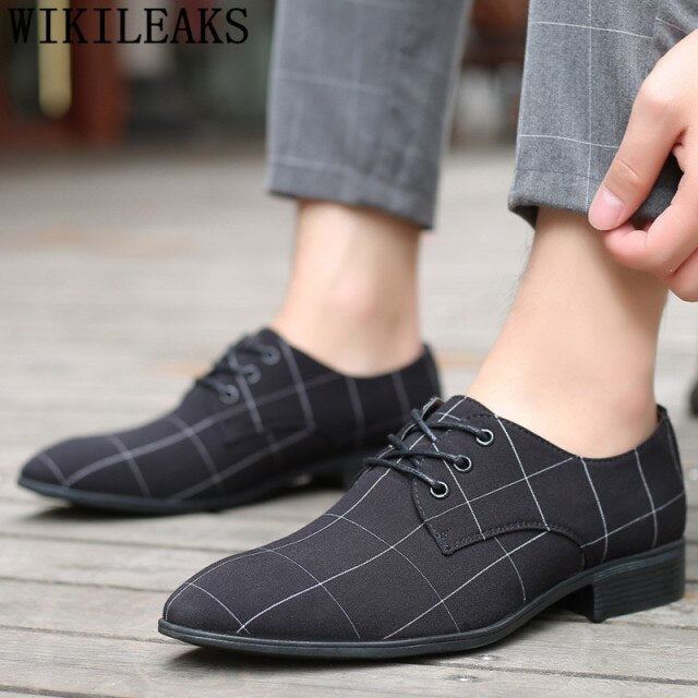 Men Luxury Brand Classic Oxford  Shoes For Men