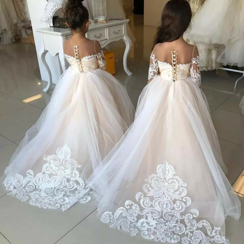 Girls Lace Dresses For Wedding
