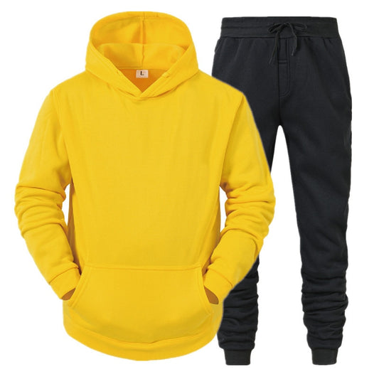 Men Hoodie Suit Men Two Pieces Sets.