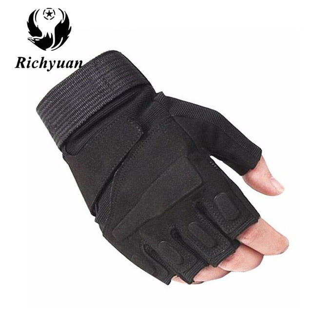 Us Military Tactical Gloves Outdoor Sports Army Full Finger Combat Motocycle Slip-resistant Carbon Fiber Tortoise Shell Gloves.
